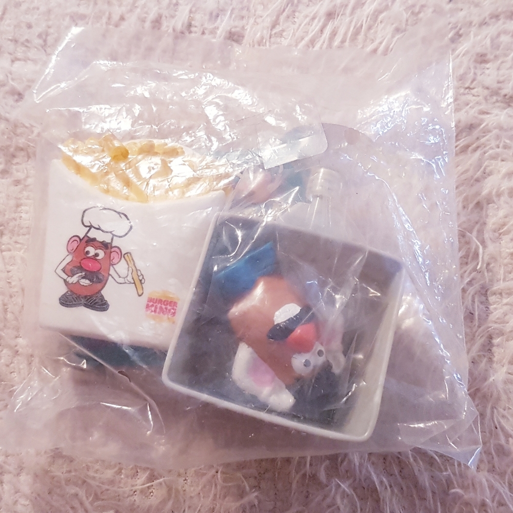 1998 Mr. Potato Head Toy Figures Burger King Kids Club Vintage Collectible NIP